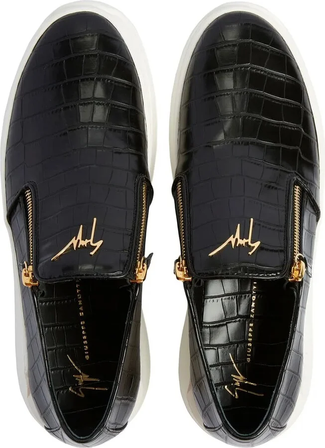 Conley zip-detail low-top sneakers - Image 4