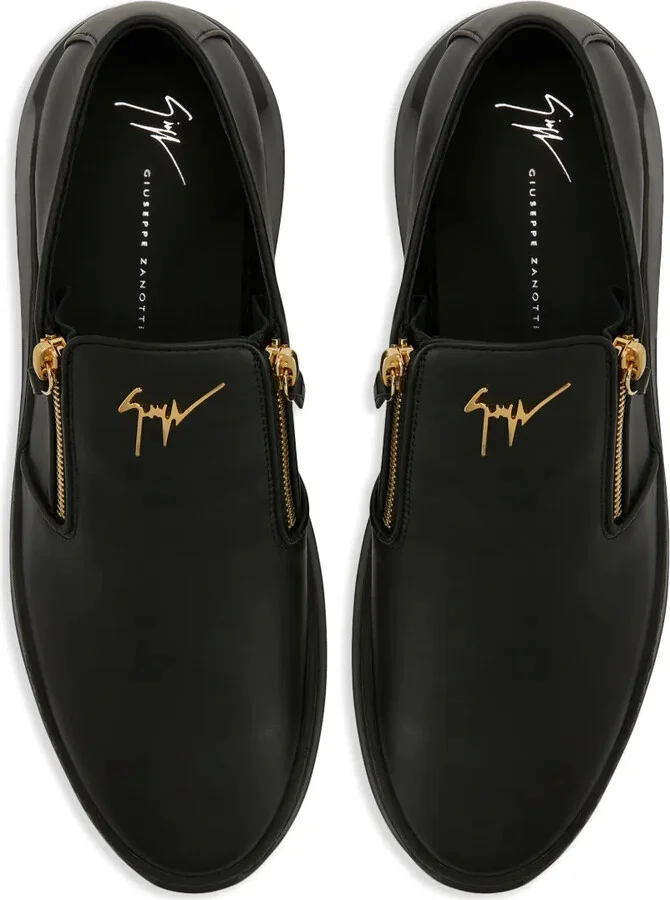 Conley Zip leather loafers - Image 4