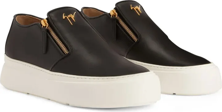 Conley Zip leather sneakers - Image 2