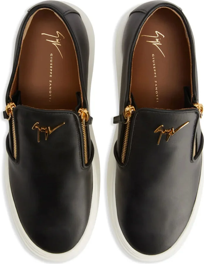 Conley Zip leather sneakers - Image 4