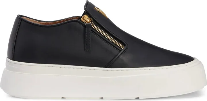 Conley Zip leather sneakers