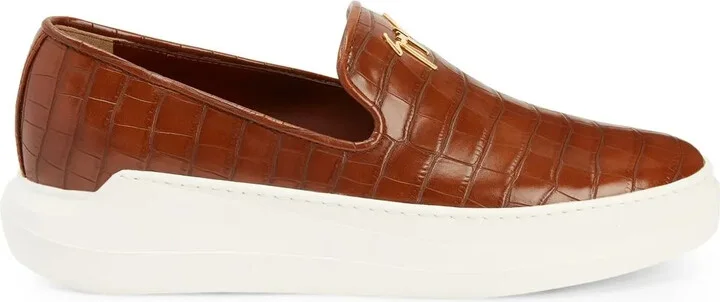 Conley Zip logo-plaque sneakers