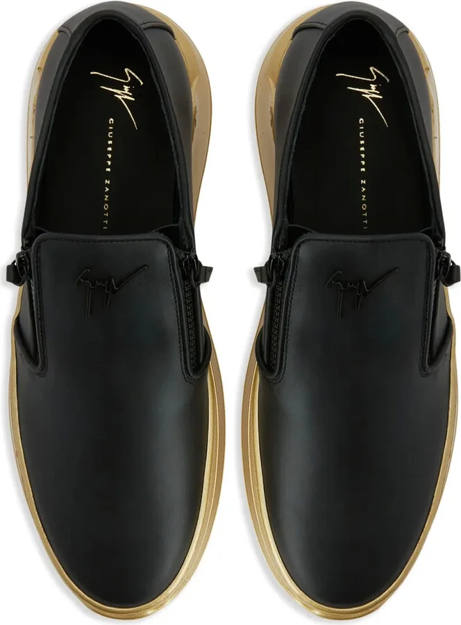 Conley zip-up leather loafers - Image 4