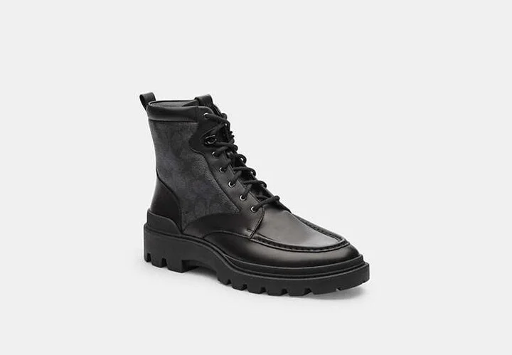 Connor Boot In Signature Canvas