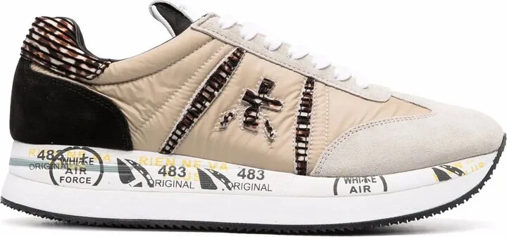 Conny panelled sneakers