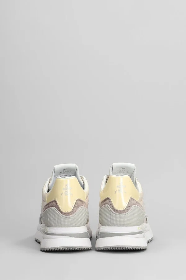 Conny Sneakers In Beige Suede And Fabric - Image 4