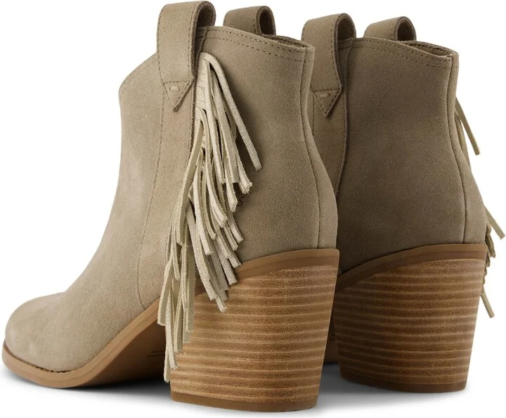Constance Dune Suede/Fringe Boot - Image 4