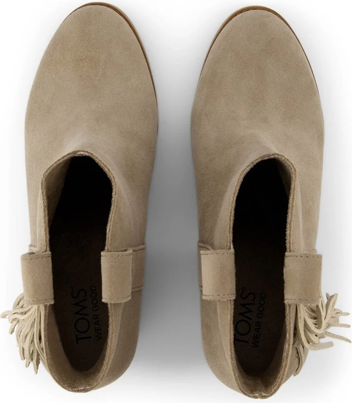 Constance Dune Suede/Fringe Boot - Image 5