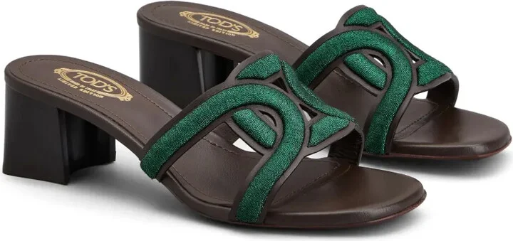 Contoured-Strap Leather Sandals - Image 2