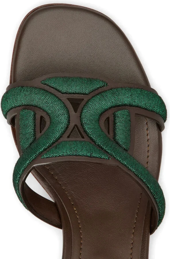 Contoured-Strap Leather Sandals - Image 4