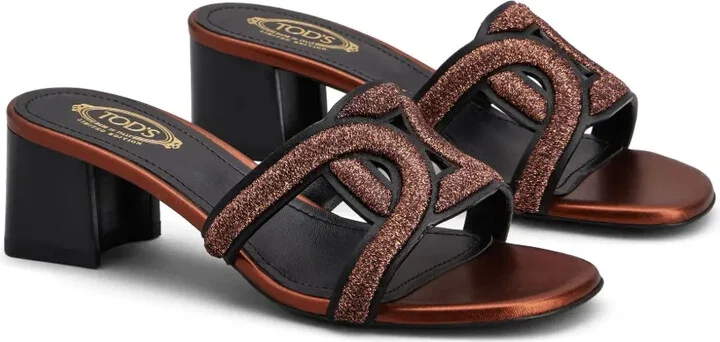 Contoured-Strap Leather Sandals - Image 2