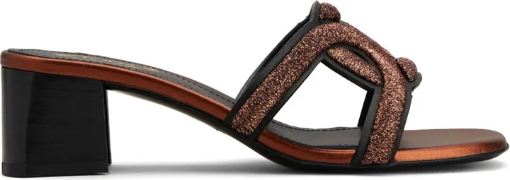 Contoured-Strap Leather Sandals