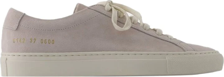 Contrast Achilles Sneakers - COMMON PROJECTS - Leather - Beige
