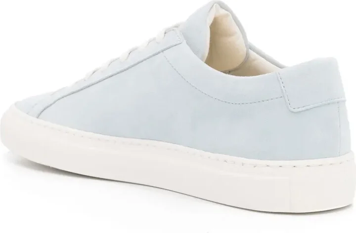 Contrast Achilles suede sneakers - Image 3