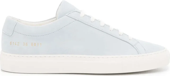Contrast Achilles suede sneakers