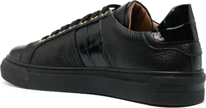 Contrast-Detail Low-Top Sneakers - Image 3