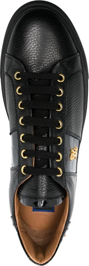 Contrast-Detail Low-Top Sneakers - Image 4