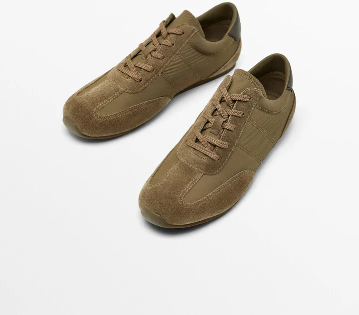 Contrast Fabric Trainers - Image 3