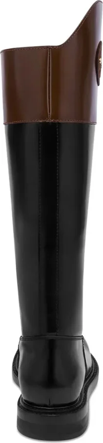 Contrast-Panel Knee-High Boots - Image 3