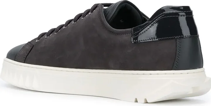 Contrast Panel Low-Top Sneakers - Image 3
