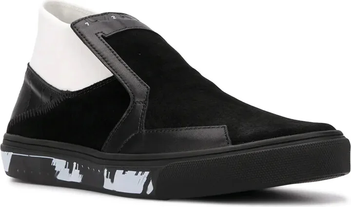 Contrast Panel Perforated Sneakers - Image 2