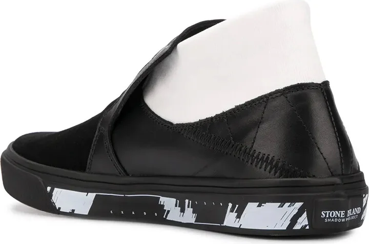 Contrast Panel Perforated Sneakers - Image 3