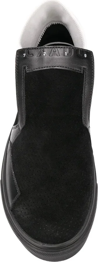 Contrast Panel Perforated Sneakers - Image 4