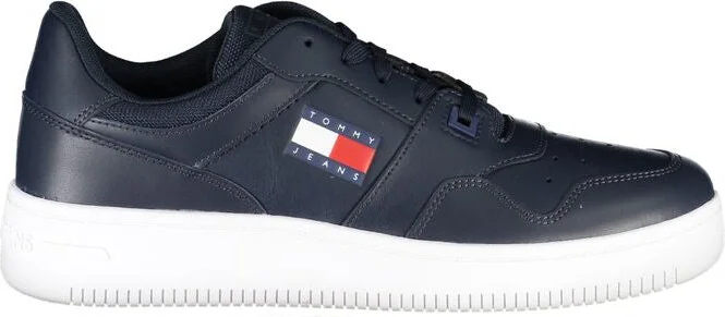 Contrast Sneakers with Logo Men's Detail