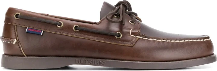 Contrast Stitch Boat Shoes
