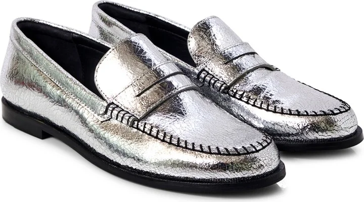 Contrast Stitch Penny Loafer - Image 6