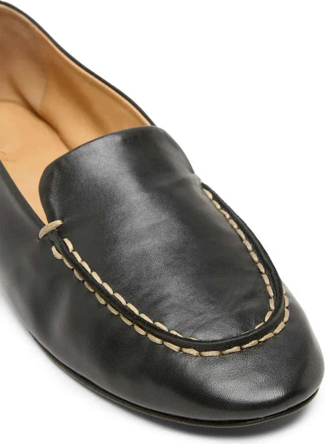 Contrast Stitching Loafers - Image 4