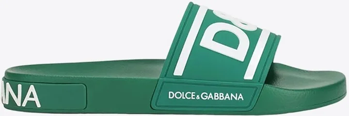 Contrasting DG Logo Rubber Slides