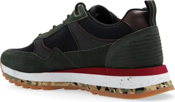 Contrasting Lace Up Trainers - Image 5