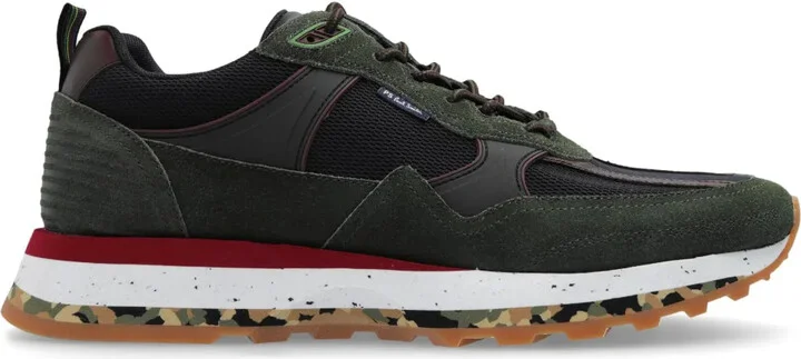 Contrasting Lace Up Trainers