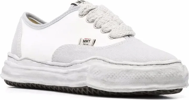 Contrasting-Panel Design Sneakers - Image 2