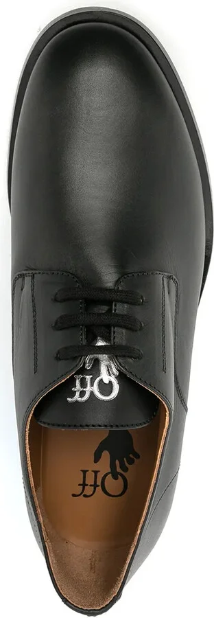 contrasting-sole Derby shoes - Image 4