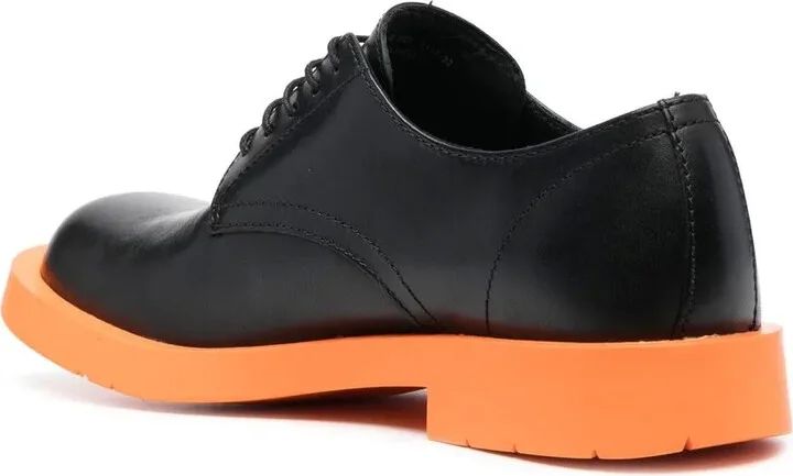 Contrasting-Sole Detail Lace-Up Shoes - Image 3