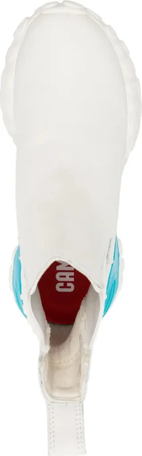 Contrasting-Sole Leather Boots - Image 4