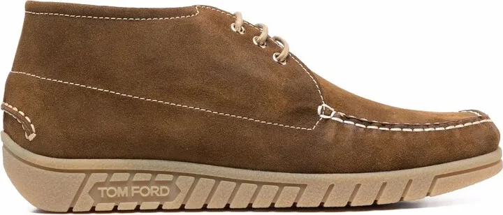 Contrasting Suede Ankle Boots