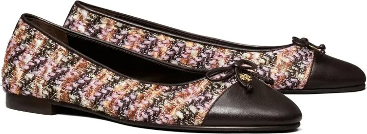 Contrasting-Toe Ballet Flats - Image 2