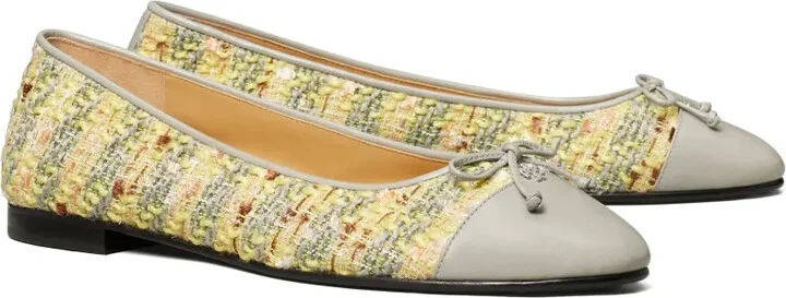 Contrasting-Toe Ballet Flats - Image 2