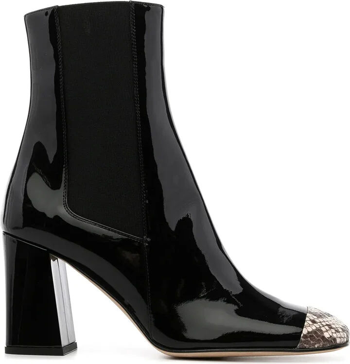 Contrasting Toecap Boots