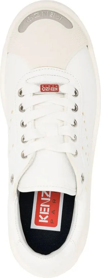 Contrasting-Toecap Low-Top Sneakers - Image 4