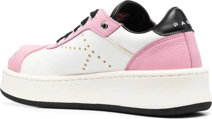 Contrasting-Toecap Low-Top Sneakers - Image 3