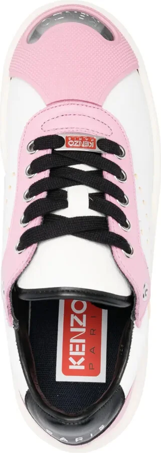 Contrasting-Toecap Low-Top Sneakers - Image 4