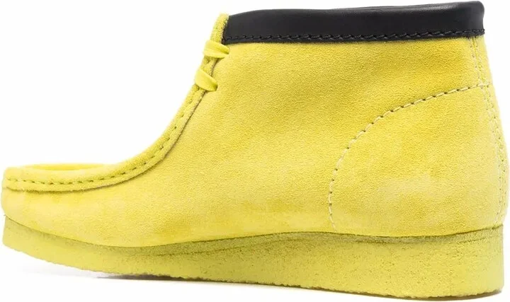 Contrasting-Trim Suede Derby Shoes - Image 3