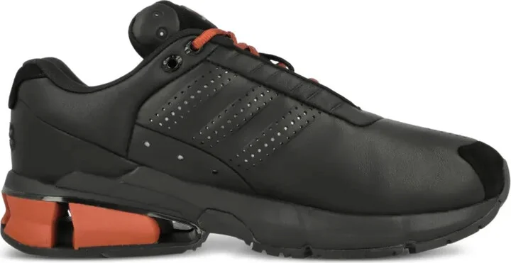 Control leather perforated sneakers - Image 2