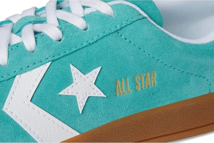 Converse All Star Classic Trainer Suede Shoes Archive Sea Green/White/Gum : Men's 8 - Women's 10 Medium - Image 7