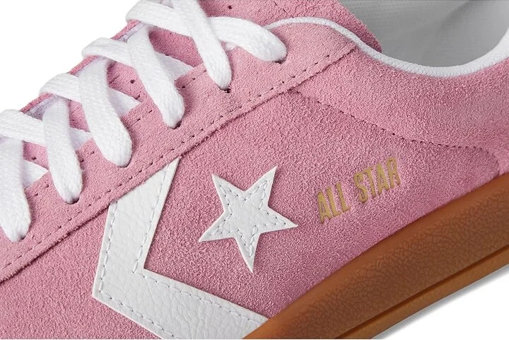 Converse All Star Classic Trainer Suede Shoes Cliffside Rose/White/Gum : Men's 9 - Women's 11 Medium - Image 7