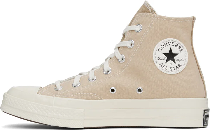 Converse Beige Chuck 70 Sneakers - Image 3